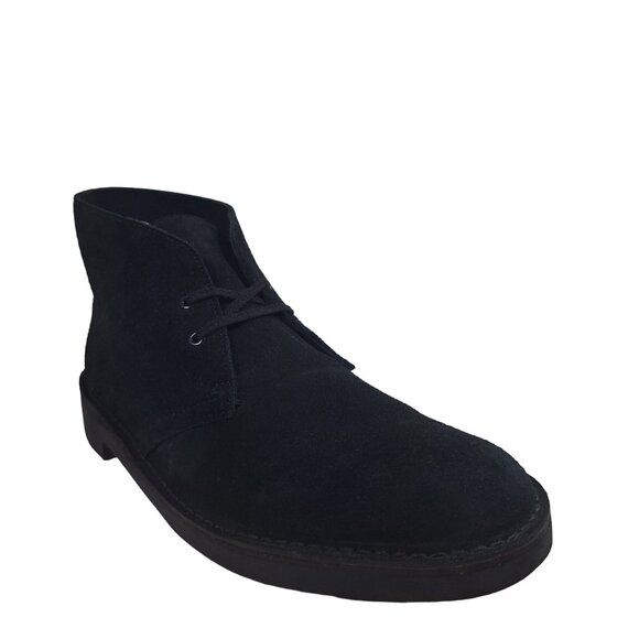 Clarks Men's NEW Black Suede Desert Boots Chukka Lace-Up Size10M - Picture 6 of 13